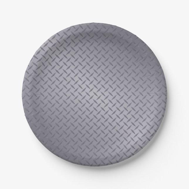 Steel Grey Diamond Plate (Front)