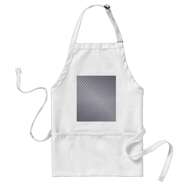 Steel Grey Diamond Plate Standard Apron (Front)