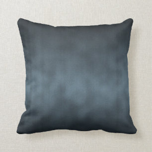 Steel Grey Gothic Ombre Background Art Cushion