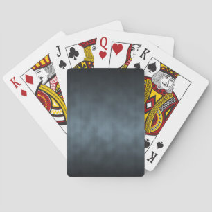 Steel Grey Gothic Ombre Background Art Playing Cards
