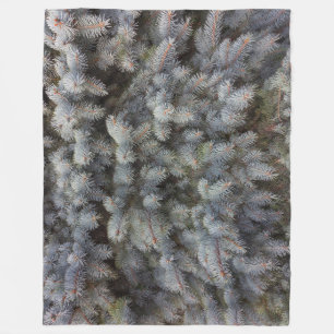 Steel, grey, green and blue spruce classy fleece blanket