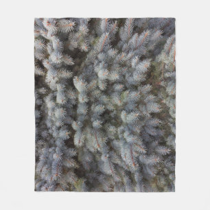 Steel, grey, green and blue spruce classy   fleece blanket
