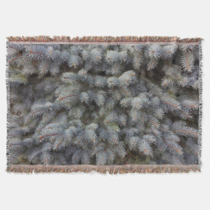 Steel, grey, green and blue spruce classy   throw blanket