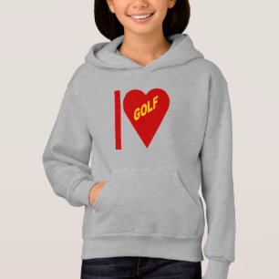 Steel hooded trim girls I LOVE GOLF