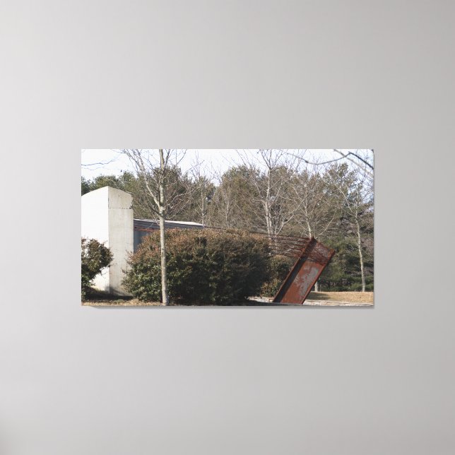 Steel I-Beam from 911 Canvas Print (Front)