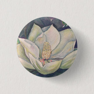 Steel Magnolia 3 Cm Round Badge