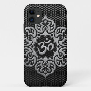 Steel Mesh Floral Om iPhone 11 Case