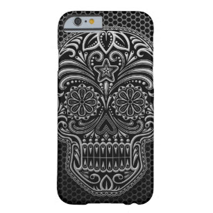 Steel Mesh Sugar Skull Barely There iPhone 6 Case