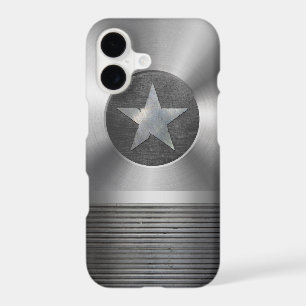 Steel & Metal Superhero Star Shield