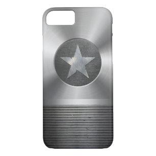 Steel & Metal Superhero Star Shield iPhone 8/7 Case