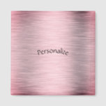 Steel Metallic Magnet<br><div class="desc">Pink Metallic Magnet with a Steel Finish.</div>