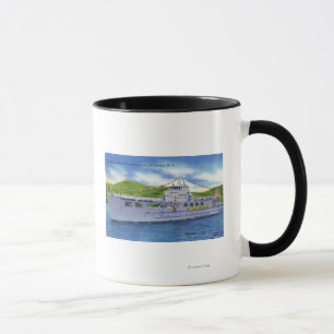 Steel Motor Vessel Ticonderoga on Lake Mug