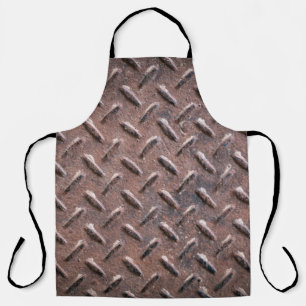 Steel old surface plates non slip patter. abstract apron