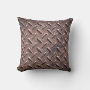 Steel old surface plates non slip patter. abstract cushion