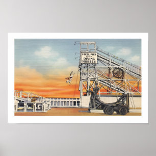 Steel Pier - Atlantic City 11x17 Print