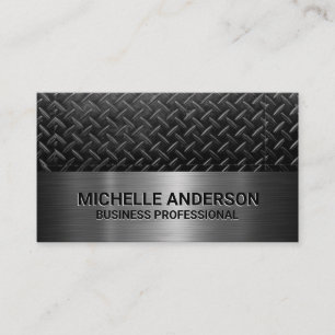 Steel Plated Metallic Business Card