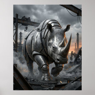 Steel Rhino Charge Poster