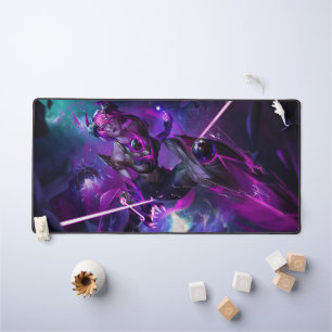 Steel Shadow Gaming Desk Mat Assassin Aesthetics