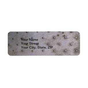 Steel sheet metal with rivets that is dirty