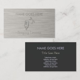 "Steel" Singer Business Cards