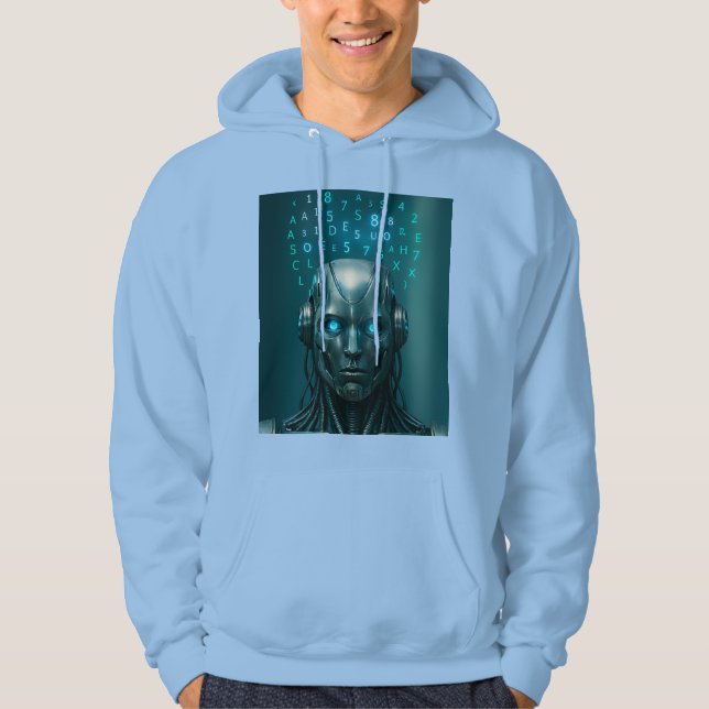 - "Steel Soul, Electric Mind" Hoodie (Front)