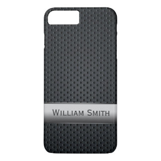 Steel striped dark metal iPhone 8 plus/7 plus case
