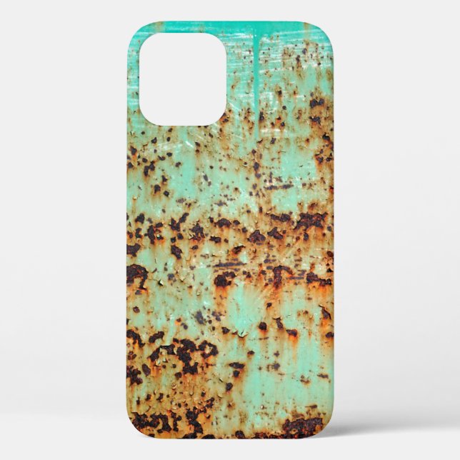 steel surface. An old weathered Green Case-Mate iPhone Case (Back)