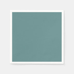 Steel Teal Solid Colour Napkin