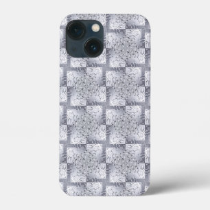 Steel waterdrops pattern iPhone 13 mini case