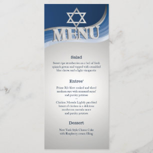 Steel Wave Bar Mitzvah Menu