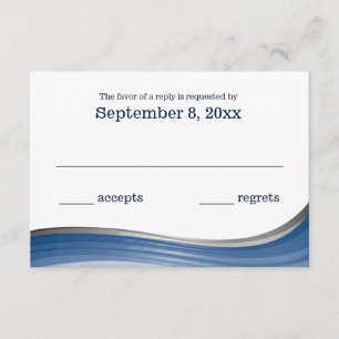 Steel Wave Blue RSVP