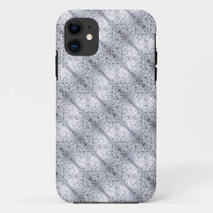 Steel with water drops iPhone 11 case