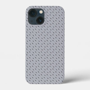 Steel with water drops pattern iPhone 13 mini case