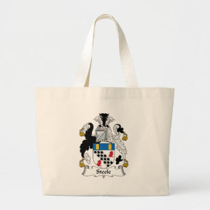 Steele Family Crest Large Tote Bag