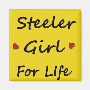 Steeler Girl for Life Magnet