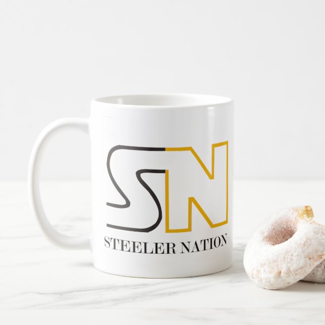 Steeler Nation Mug (With Donut)