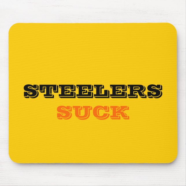 STEELERS, SUCK MOUSE MAT (Front)
