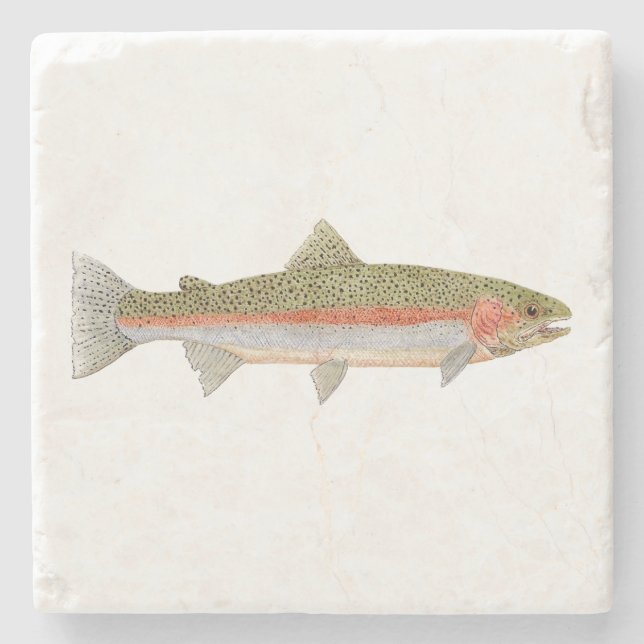 Steelhead Trout Coaster (Front)