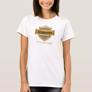 Steeltown Gold Logo Fitted Babydoll Tee
