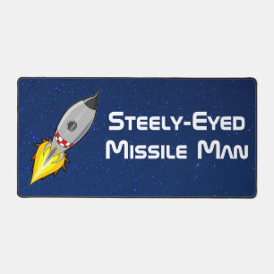 Steely-Eyed Missile Man Desk Mat