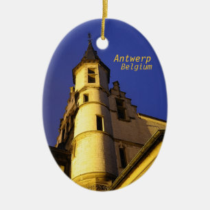 steenant, Antwerp, Belgium Ceramic Tree Decoration