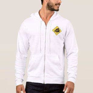 Steep Grade Traffic Sign Trucking Hauling Caution Hoodie