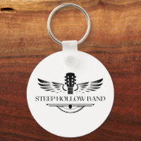 Steep Hollow Band keychain - with quote