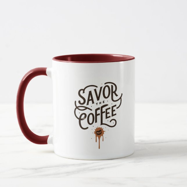 Steer and Savour The Coffee Mug (Left)