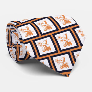 Steer Longhorn Steer Team Mascot Football Necktie