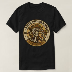 Steer The Unknown Pirate Skeleton T-Shirt