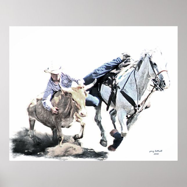 Steer Wrestling poster (Front)