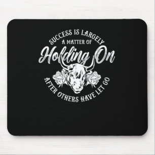 Steer Wrestling Success Is Largely A Horses Sticke Mouse Mat