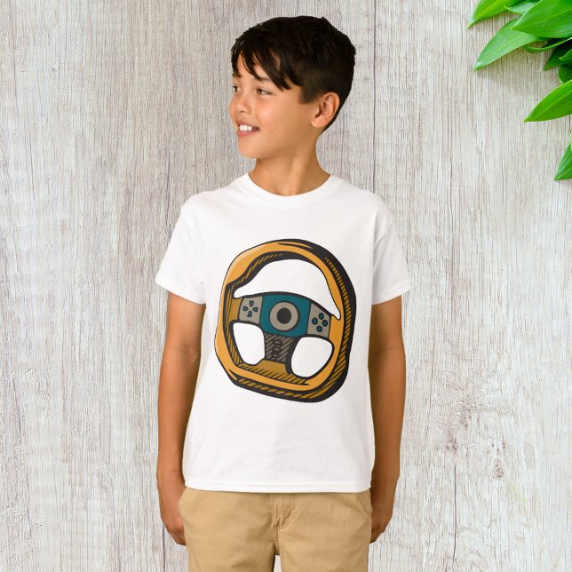 Steering Wheel T-Shirt (Creator Uploaded)