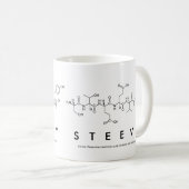 Steevy peptide name mug (Front Right)